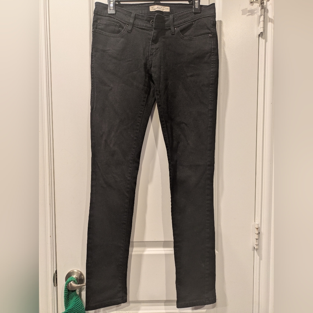Levi’s 531 Skinny Black Jeans Women’s Size 4 Stretch Denim